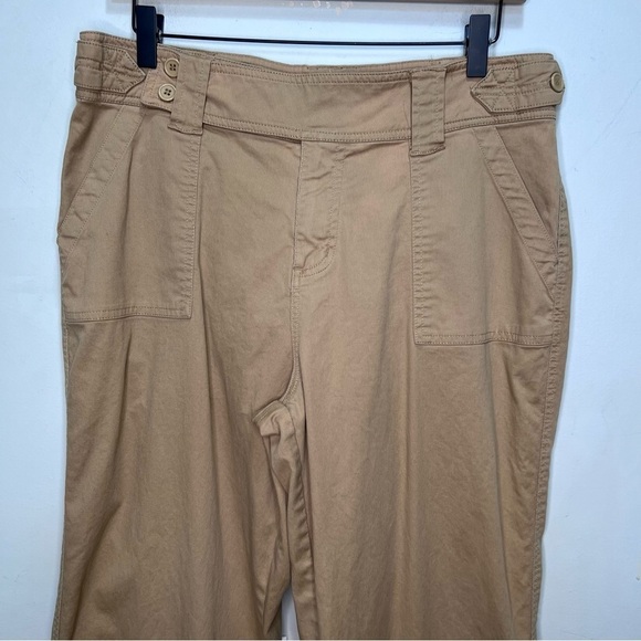 Vintage Tall Girl Concepts Tan Flare Pants Size 13 - Picture 4 of 11